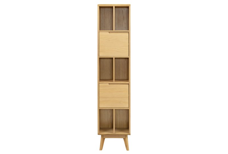 Caldwell Large Single Bookcase - Oak