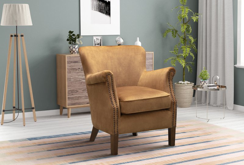 Hamlet Accent Chair - Caramel