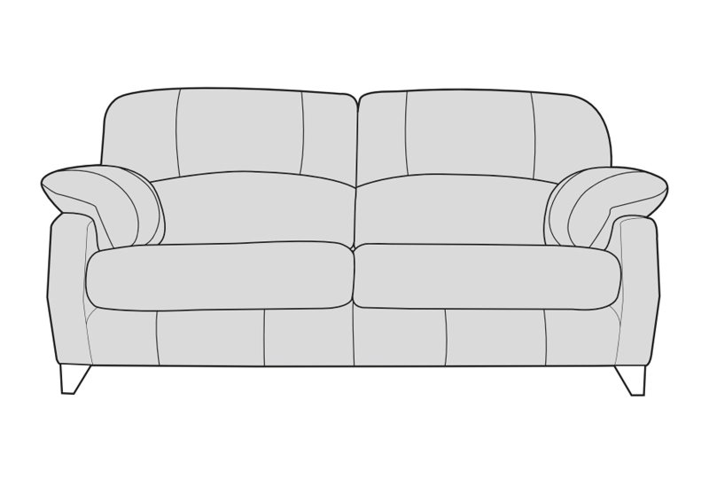 Aylesbury Leather 3 Seater Sofa