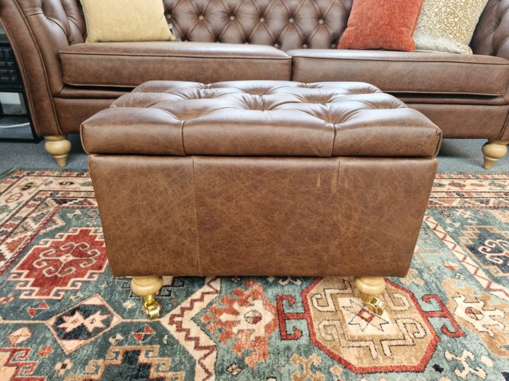 Clearance Caesar Small Storage Footstool