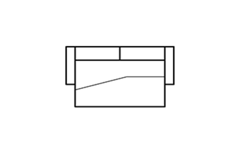 Amaris 3 Seater Maxi Sofabed Line Art