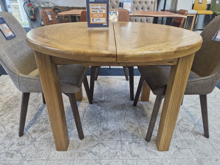 Clearance Hamilton Round Extending Table