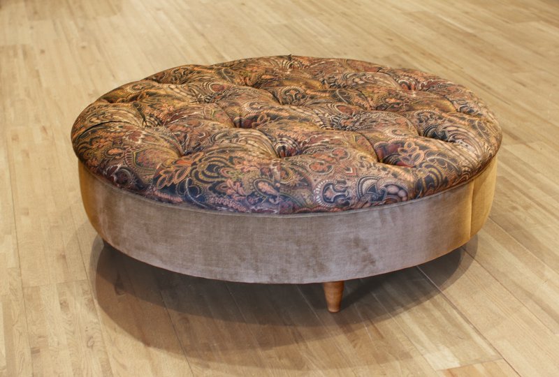 Chateau Round Footstool Instore