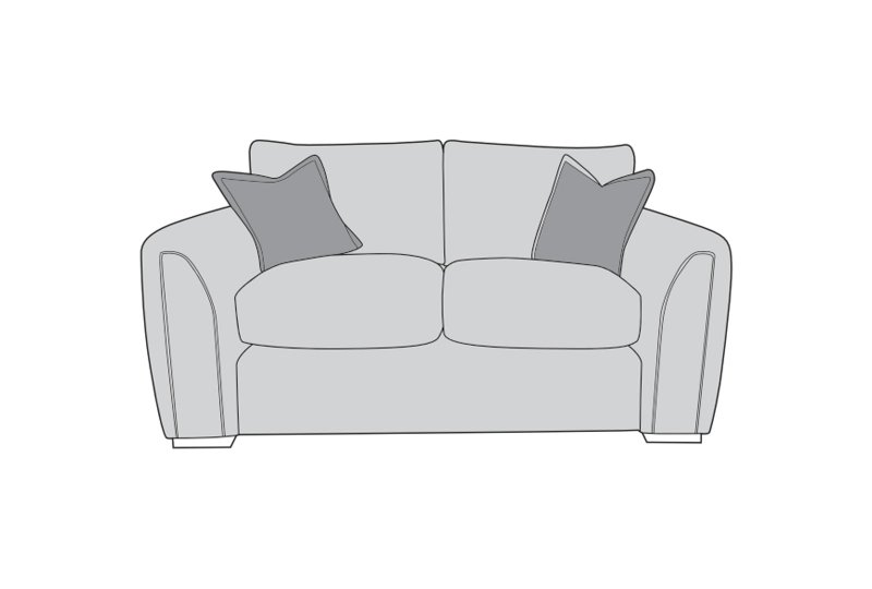 Umbra 2 Seater Sofa Standard Back Line Art