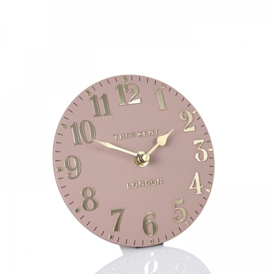 Art Marketing 6'' Arabic Mantel Clock Blush Pink