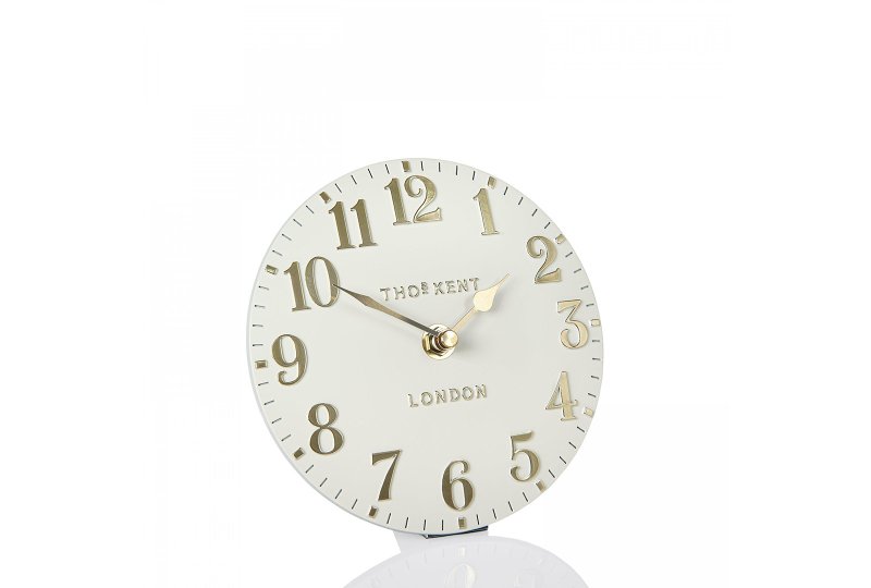 Art Marketing 6'' Arabic Mantel Clock Oatmeal