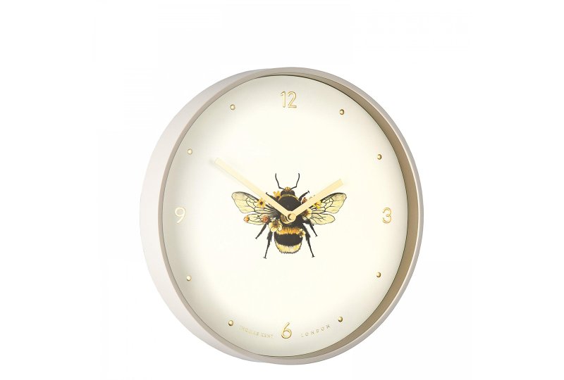 Art Marketing 12'' Bee In Bloom Wall Clock