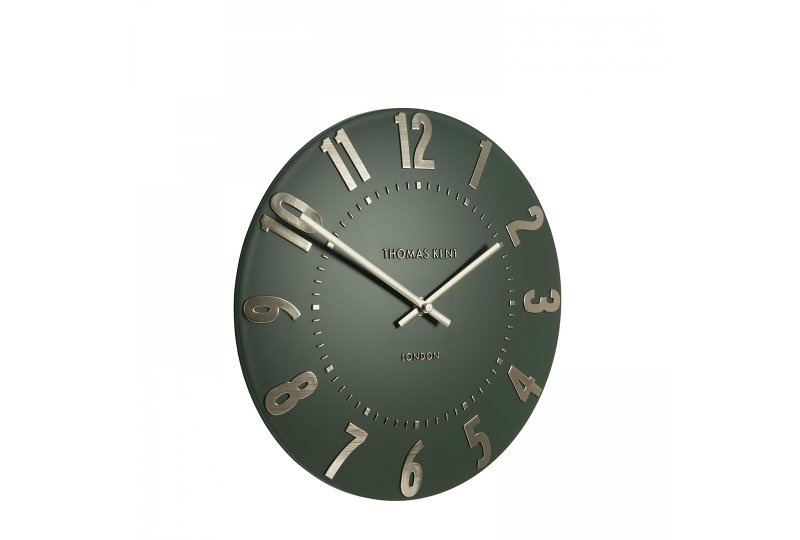 Art Marketing 12'' Mulberry Wall Clock Olive Green