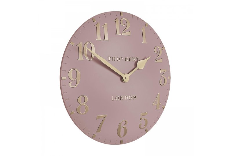 Art Marketing 20'' Arabic Wall Clock Blush Pink