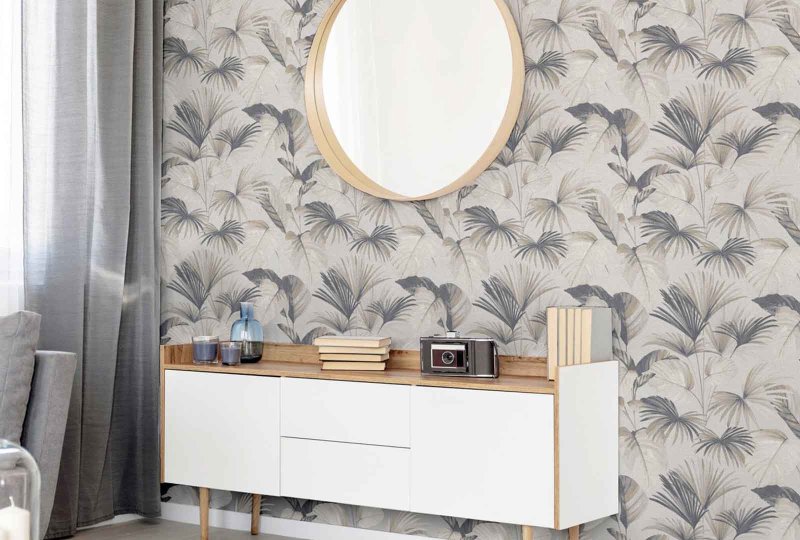 Esselle Retail Limited Palm Grove Natural Wallpaper