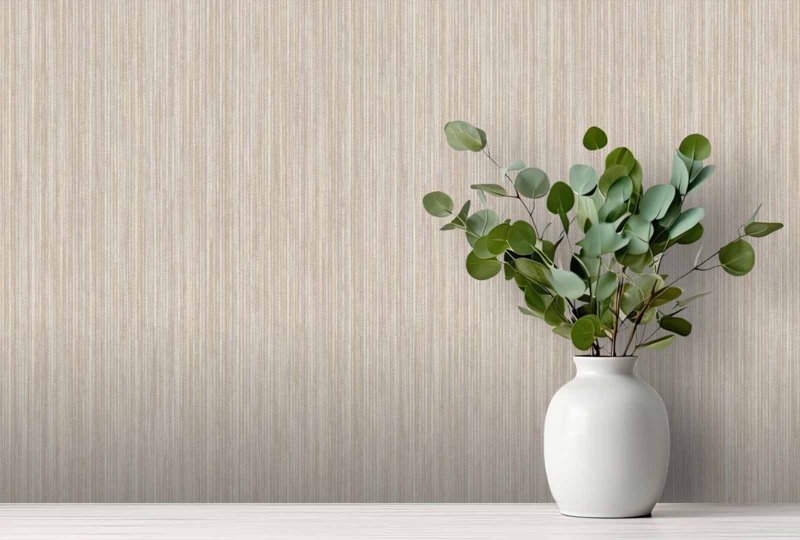 Esselle Retail Limited Japandi Grasscloth Neutral Wallpaper