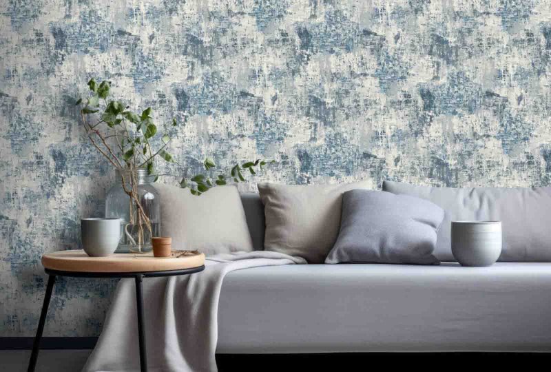 Esselle Retail Limited Abstract Texture Blue Wallpaper