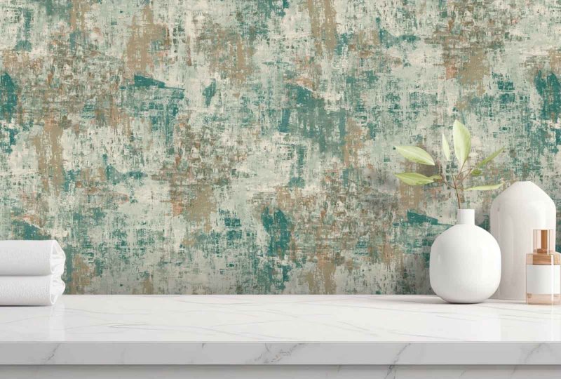 Esselle Retail Limited Abstract Texture Green Wallpaper