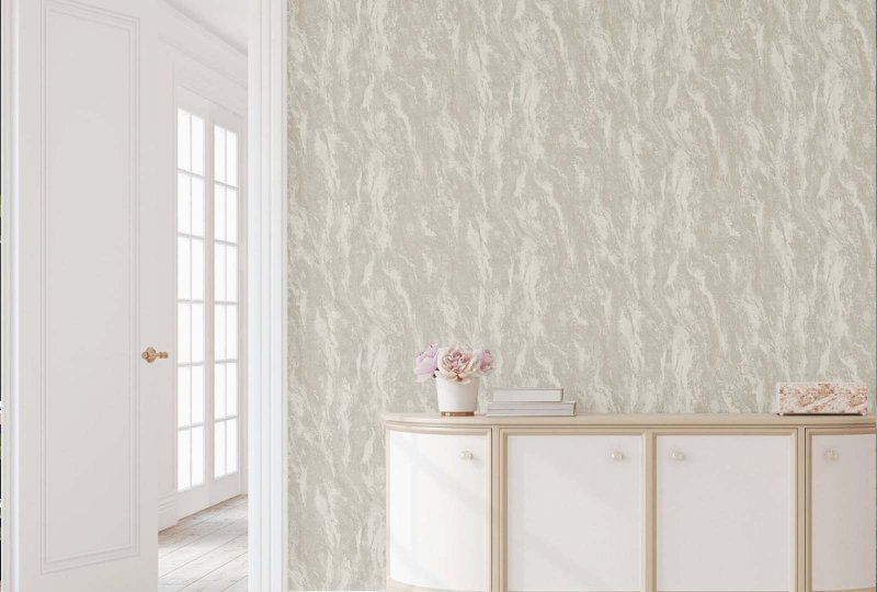 Esselle Retail Limited Luxe Texture Soft Silver Wallpaper