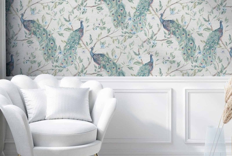 Esselle Retail Limited Keeka Bird Blue Wallpaper