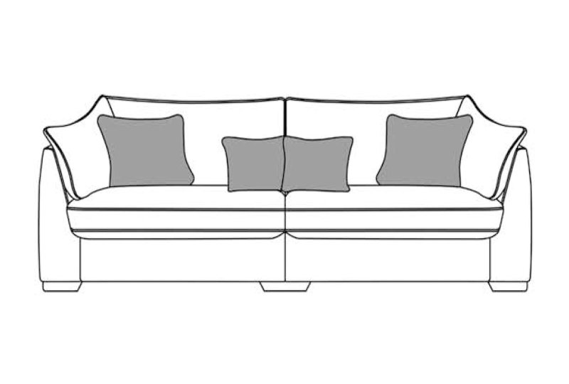 Alpha Designs Haldren 3 Seater Sofa