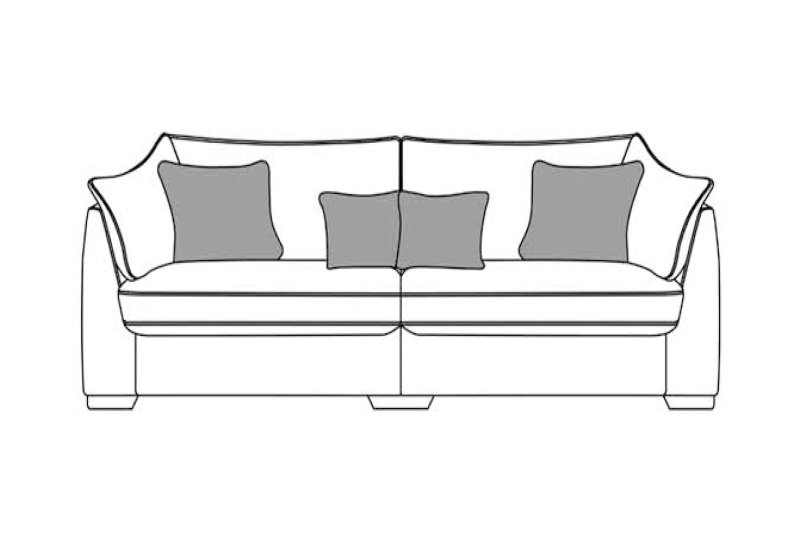 Alpha Designs Haldren 2 Seater Sofa