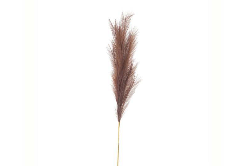 Hill Interiors Taupe Large Faux Pampas Grass Stem