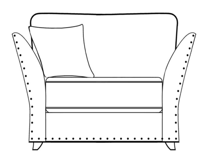 Portia Standard Chair - Line Art