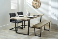 Micah Dining Table and Bench