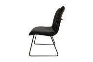 Theo Dining Chair Side View Grey