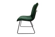Theo Dining Chair Side View - Green