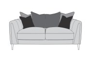 Hambledon 2 Seater Sofa Pillow Back - Line Art
