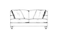 Colworth Small Sofa - Line Art