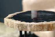 Bluebone Cala Petrified Wood Staccato Table