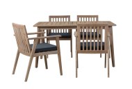 Bluebone Skara Dining Table Set with 4 Chairs