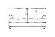Sowerby Small Sofa - Line Art