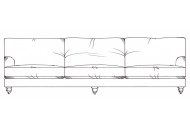 Sowerby Super Grand Sofa - Line Art