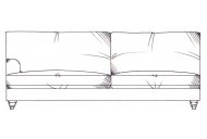 Sowerby 1 Arm 194cm Unit - Line Art