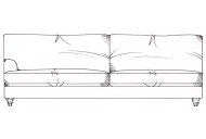 Sowerby 1 Arm 210cm Unit - Line Art