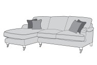 Bethie Chaise Sofa - Line Art