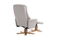 GFA - Global Furniture Alliance Harlem Swivel Recliner with Footstool