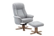 GFA - Global Furniture Alliance Harlem Swivel Recliner with Footstool