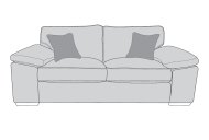 Detroit 3 Seater Sofa - Line Art