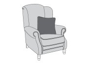 Francis Wing Chair - Line Art