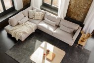 Brennan Corner Chaise Sofa - Stipa Natural
