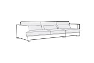 Brennan XL Sofa - Line Art