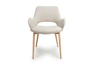 Shellie Dining Chair Front View - Natural