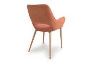 Shellie Dining Chair Back View - Brick