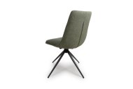 Bosley Swivel Dining Chair Back View - Sage