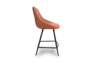 Bosley Counter Stool Side View - Brick