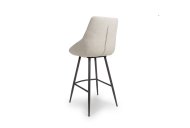 Bosley Bar Stool Back View - Natural