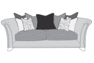 Westmore 3 Seater Pillow Back