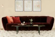 Celeste 4 Seater Sofa - Red