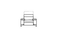 Mallory Small Chair - Line Art