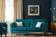 Vardis Sofa - Plush Indigo